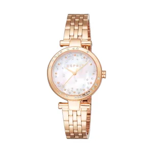 Esprit Laila ll Ladies White Dial Rose Gold Watch
