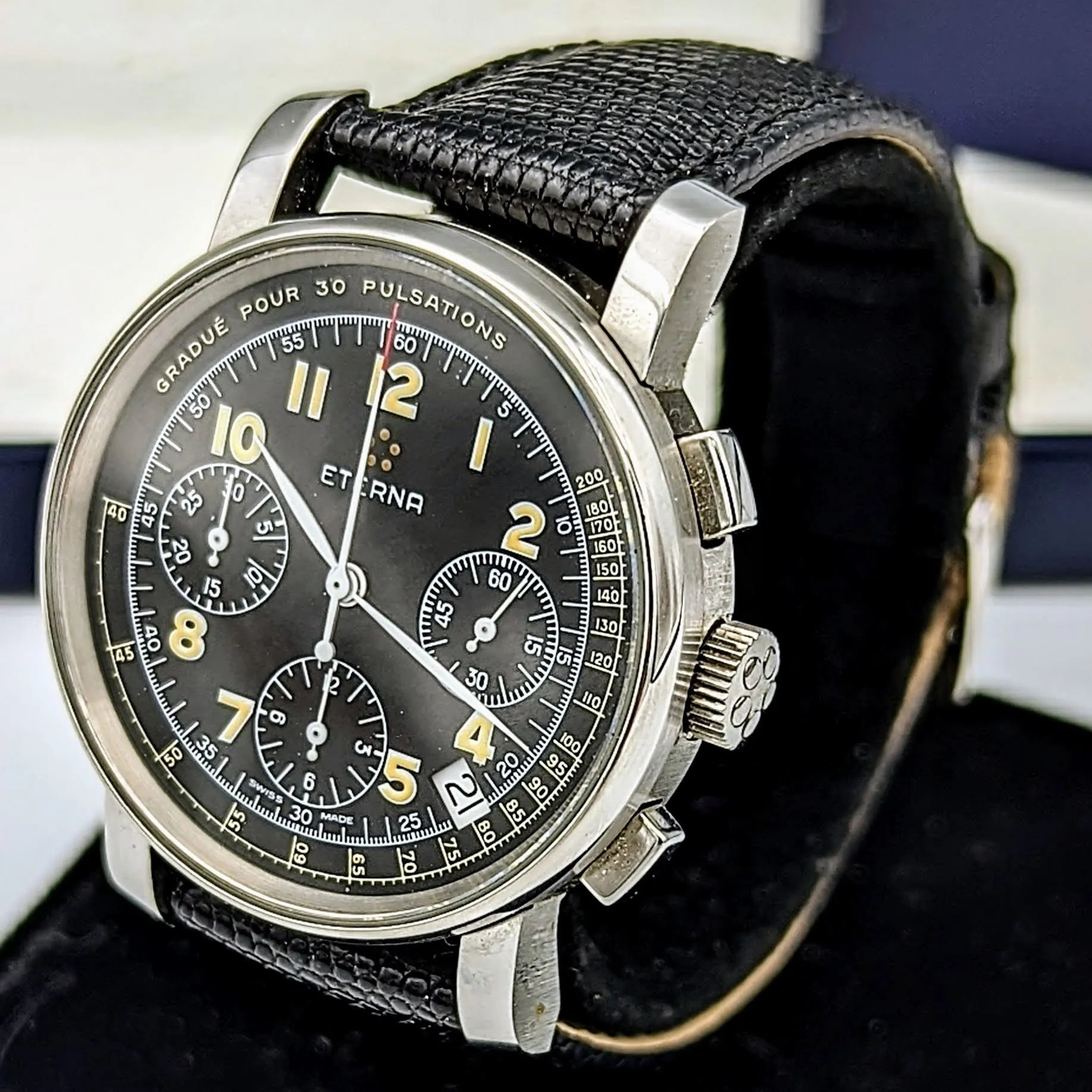 ETERNA Air Force Pulsometer Chronograph - Doctor's Watch - Special Edition No. 032