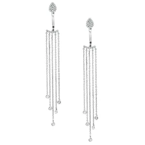 Everyday Diamonds Collection 0.31ct Diamond Cascade Earrings | 9K White Gold