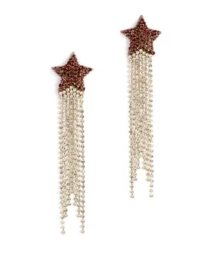 Evren Earring in Ruby | Ruby