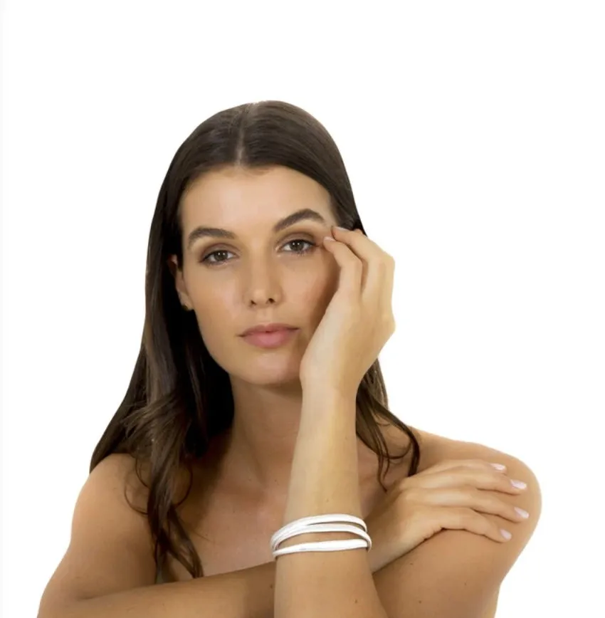 Fairley Brushed Bangle - Silver