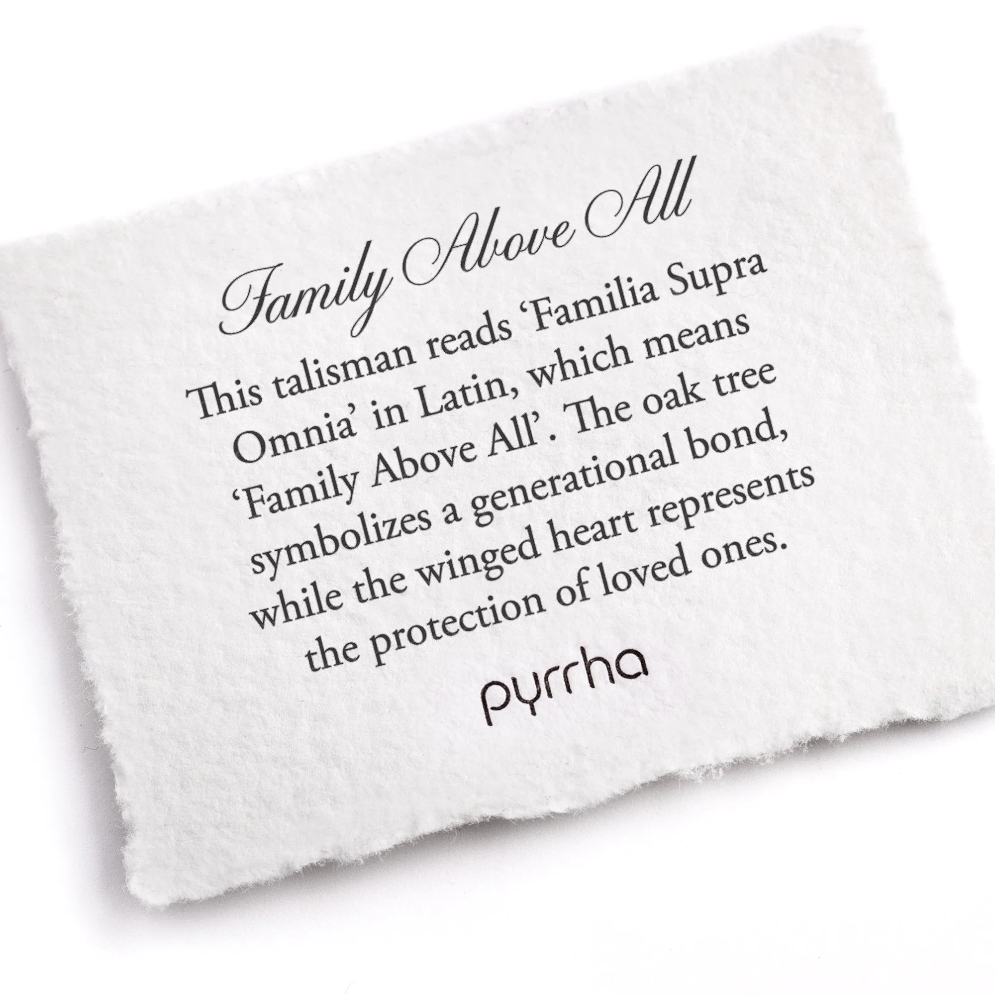 Family Above All Talisman Necklace