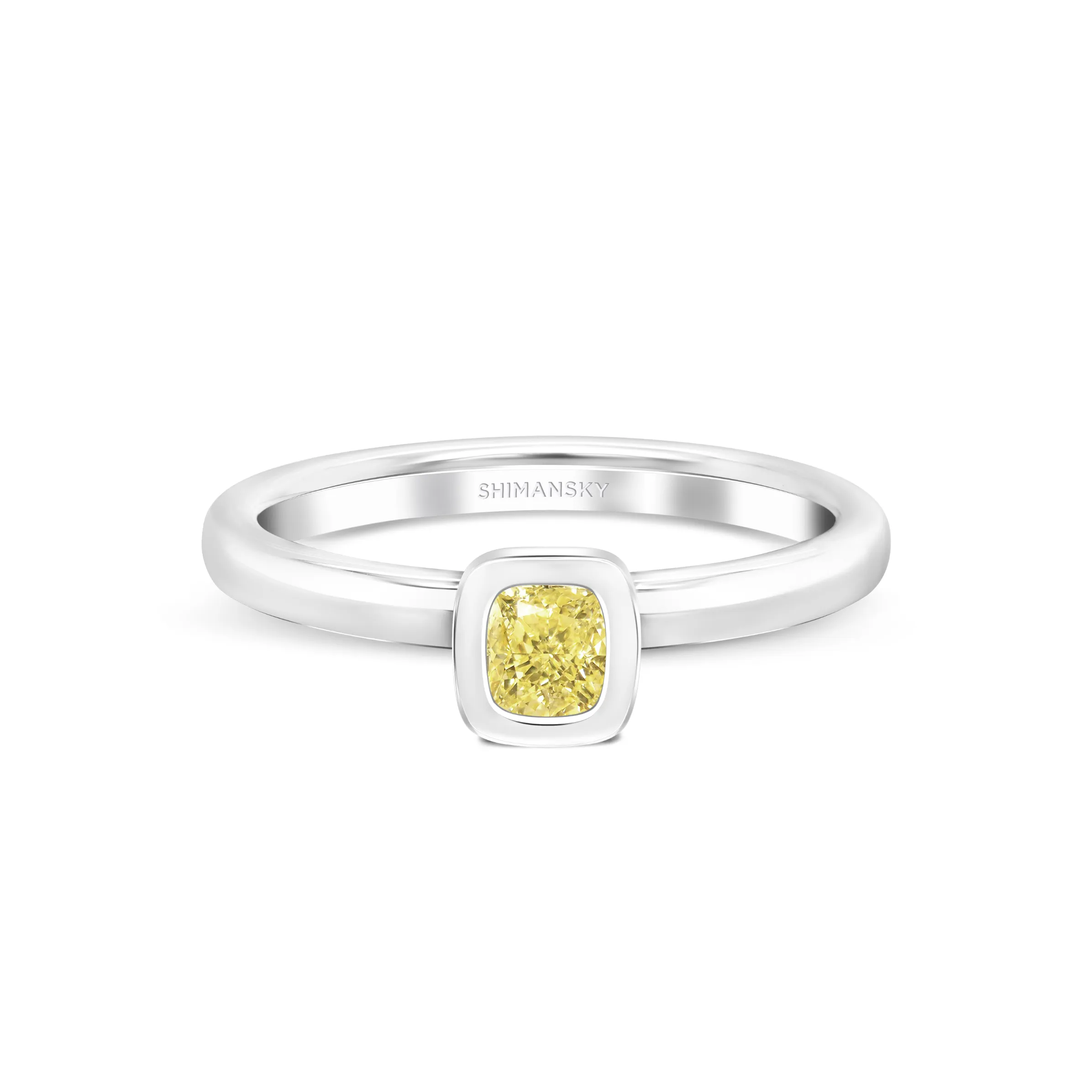 Fancy Yellow Diamond Ring
