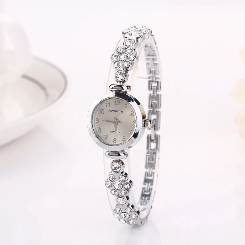 Fashion Hot Selling Casual Luxury Bracelets Stainless Steel Luxury Wristwatch Watch Women Dress Electronics Lady Watch