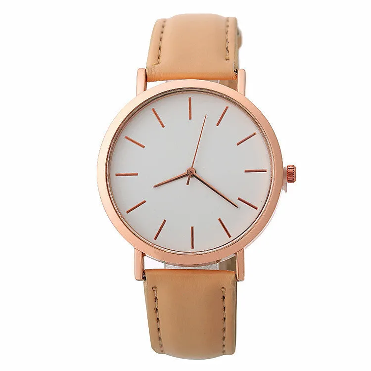 Fashion simple style women watches quartz Dress Watches clock