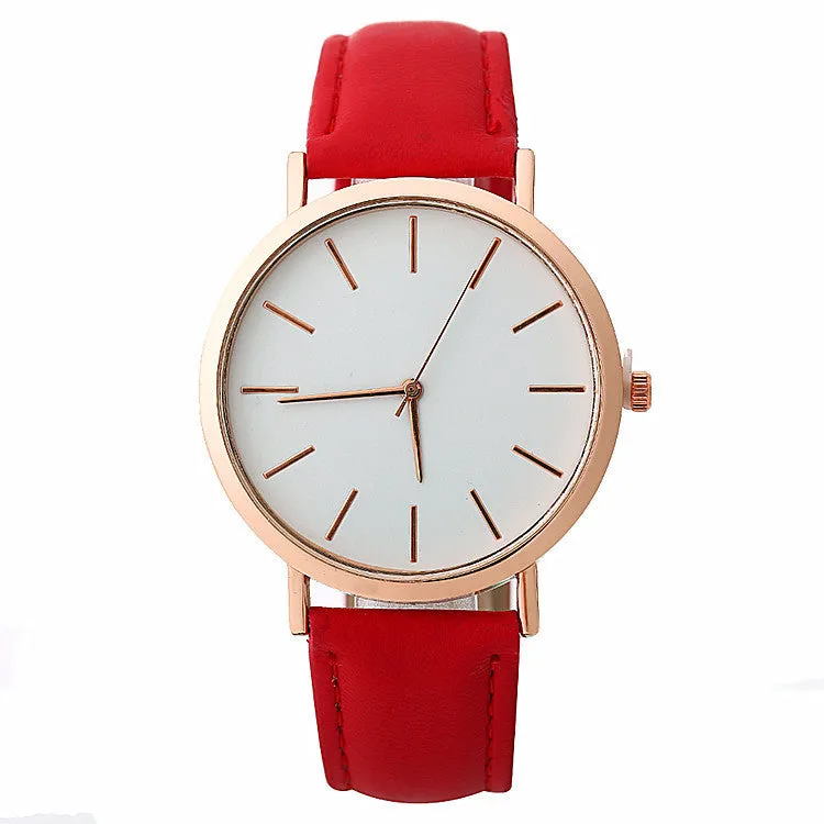 Fashion simple style women watches quartz Dress Watches clock