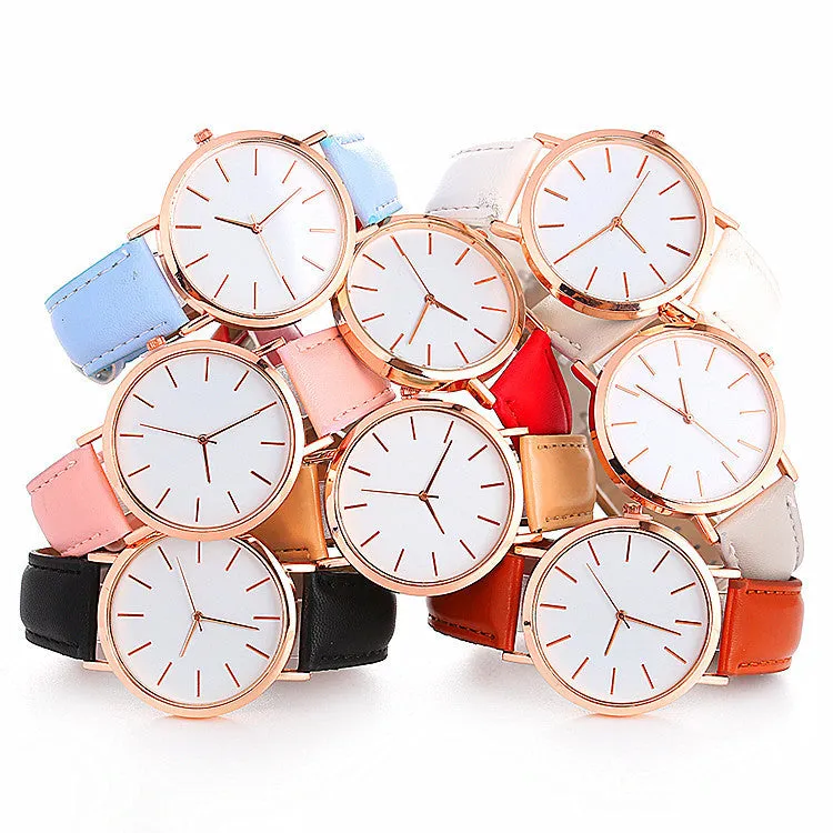 Fashion simple style women watches quartz Dress Watches clock