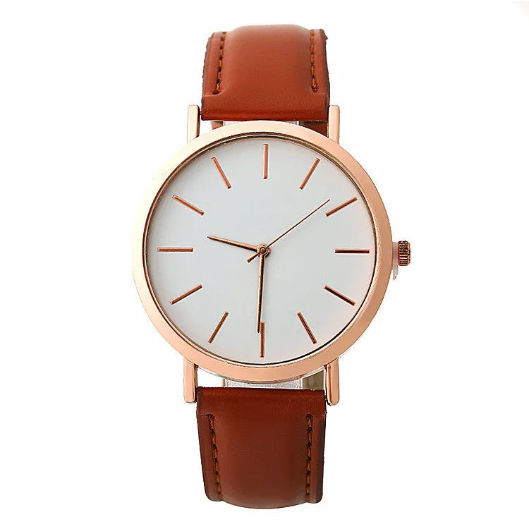 Fashion simple style women watches quartz Dress Watches clock