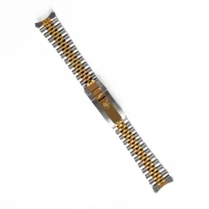Five Link Two Tone Golden Jubilee Bracelet