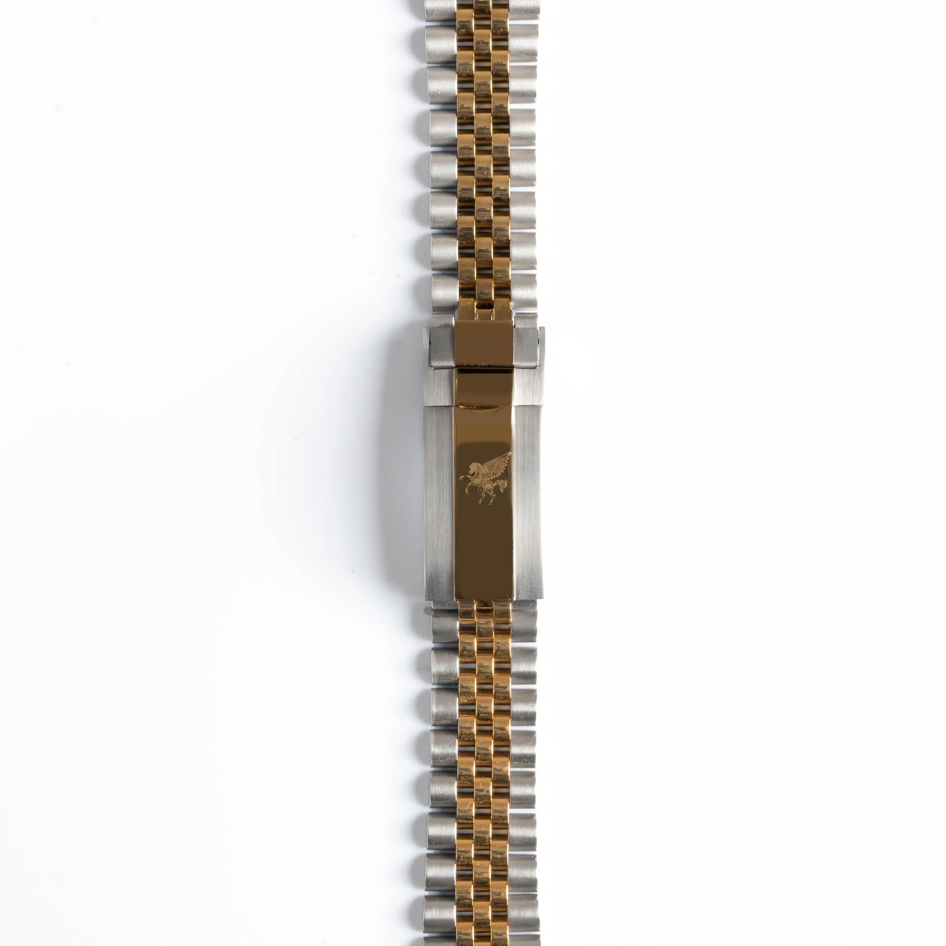 Five Link Two Tone Golden Jubilee Bracelet
