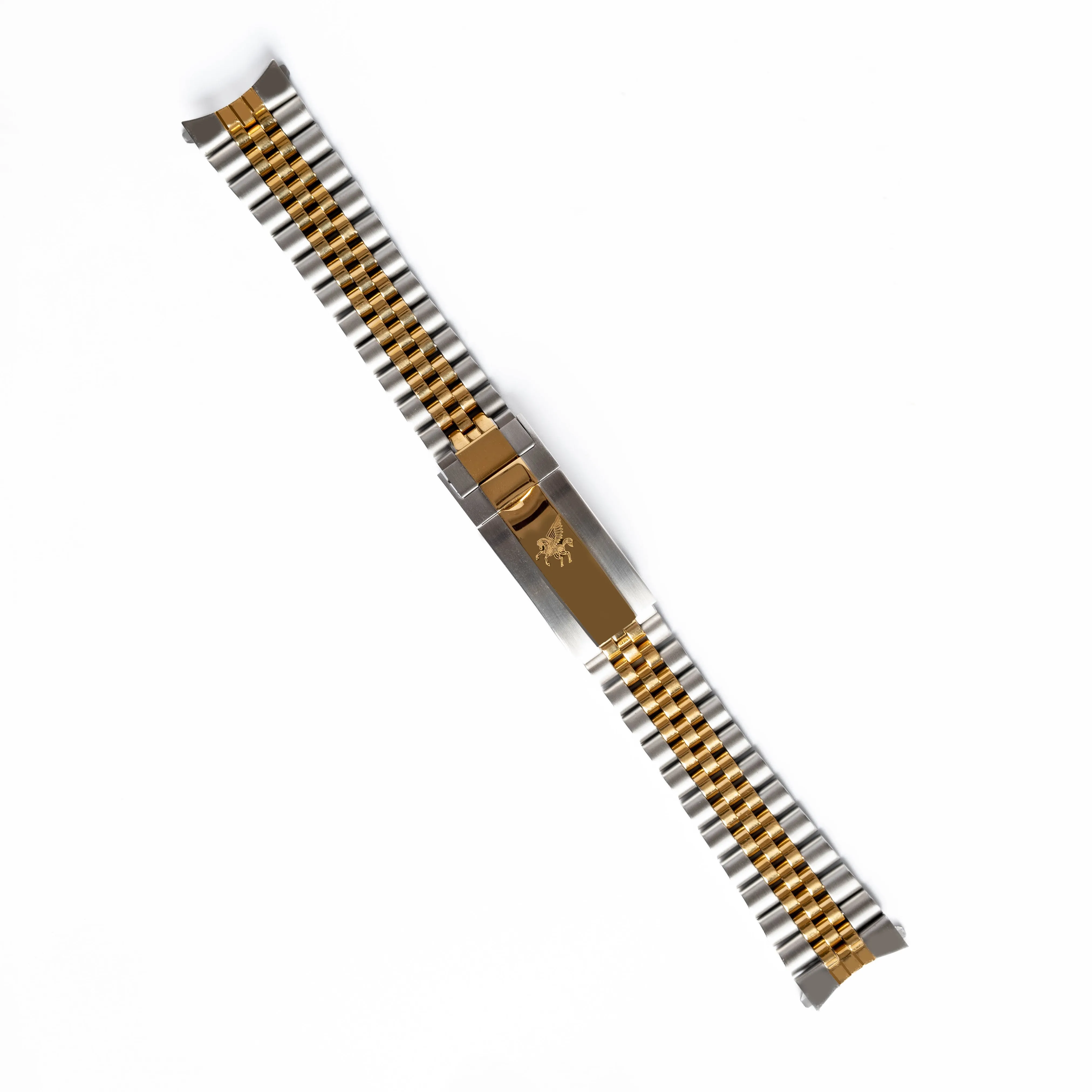 Five Link Two Tone Golden Jubilee Bracelet