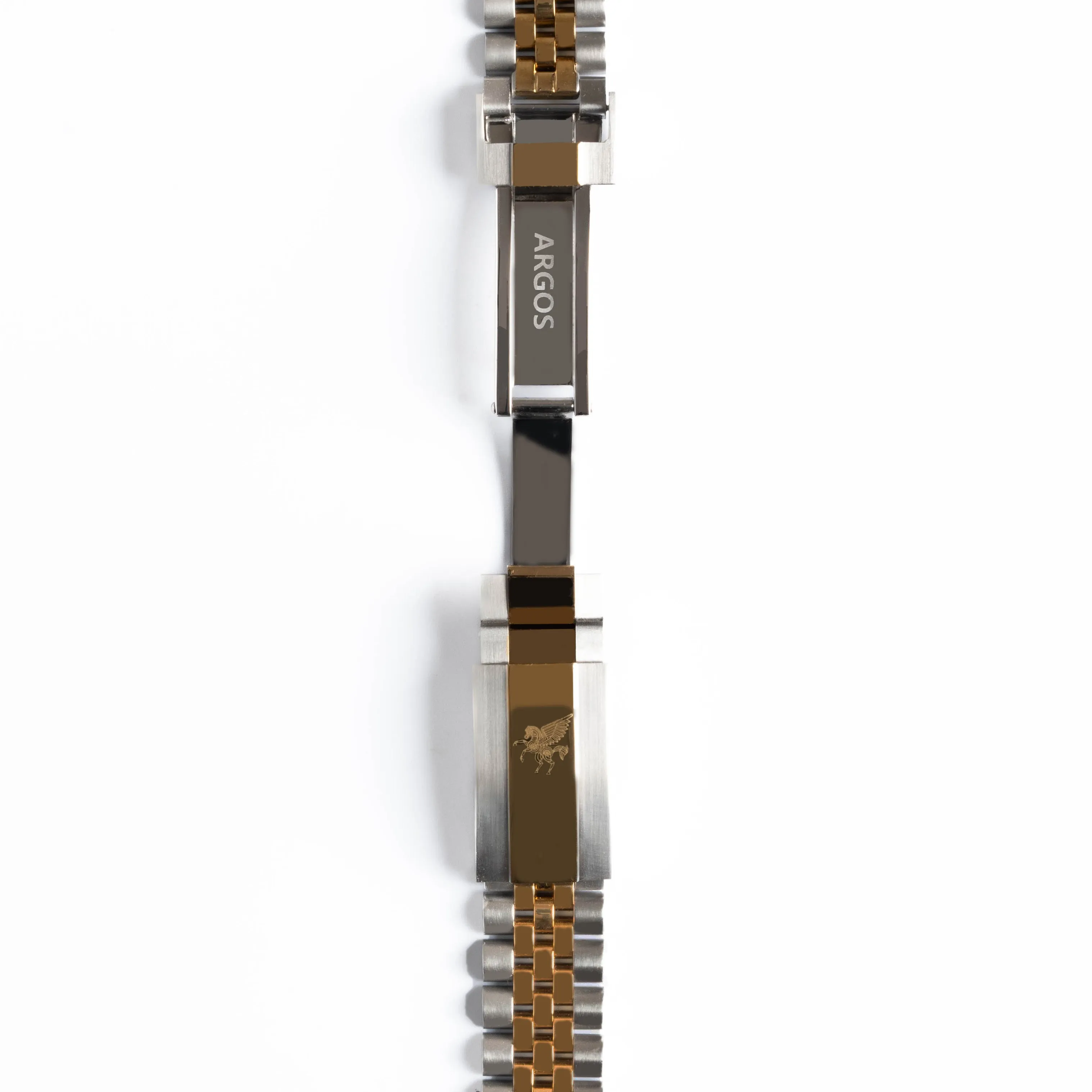 Five Link Two Tone Golden Jubilee Bracelet