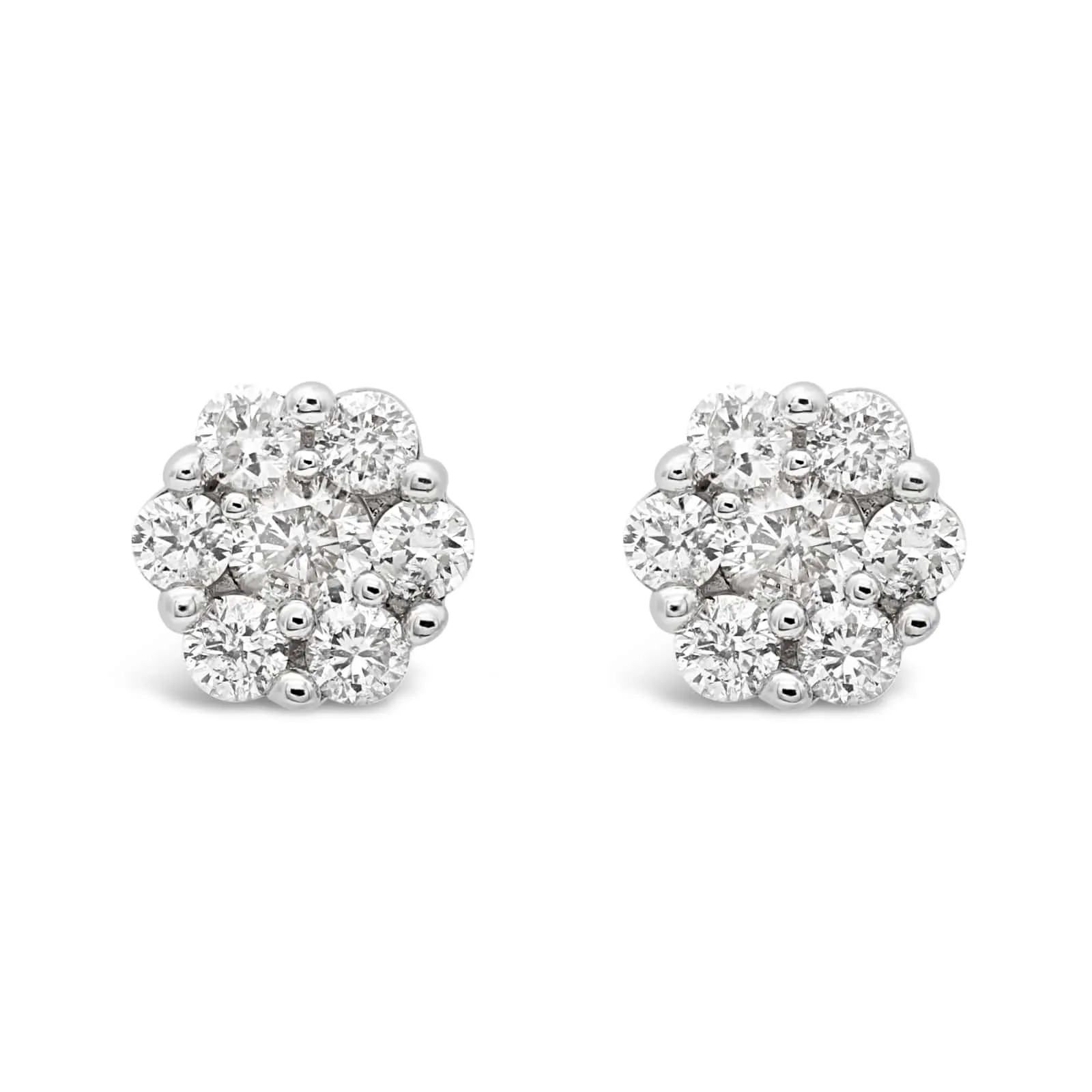 Flower Diamond Earrings