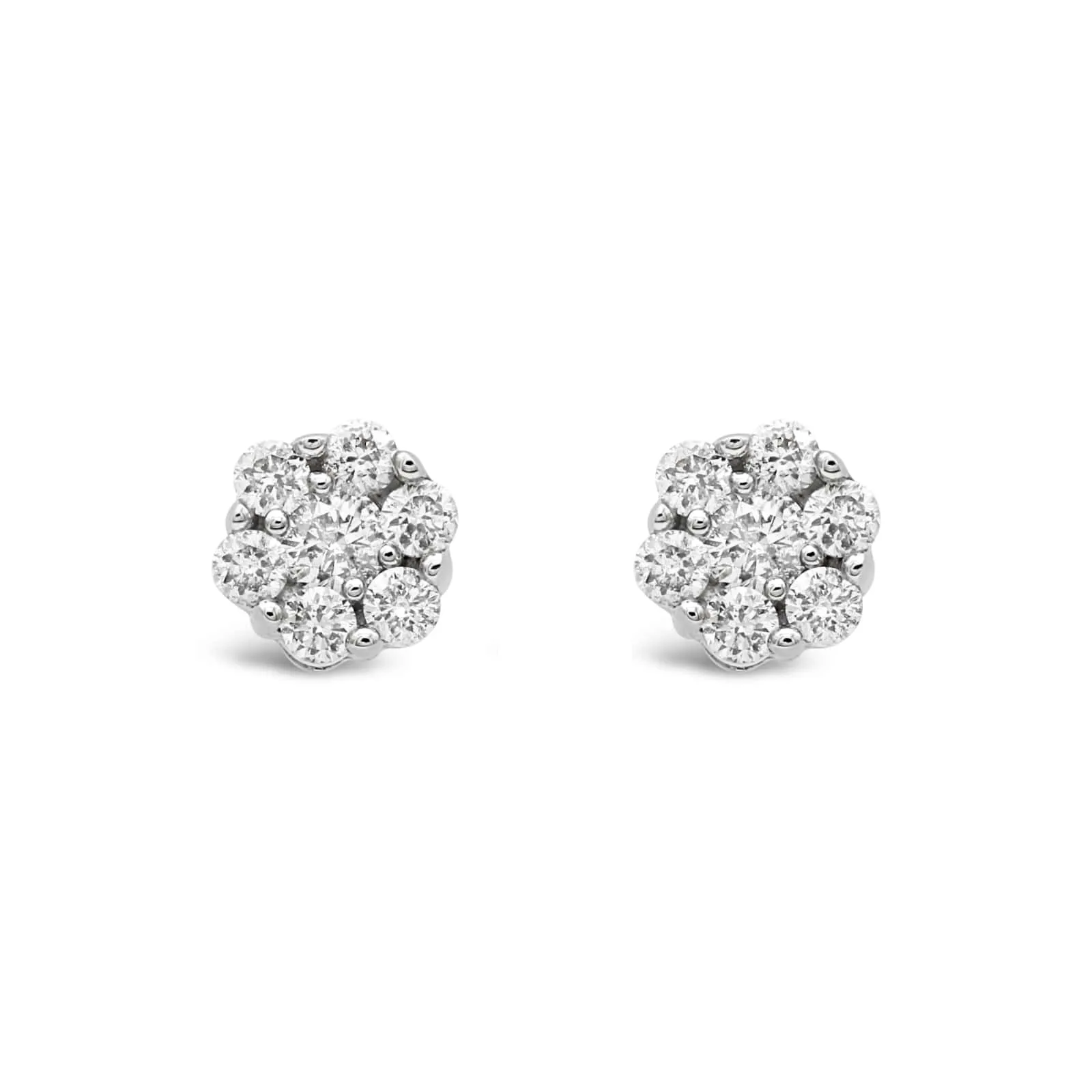 Flower Diamond Earrings