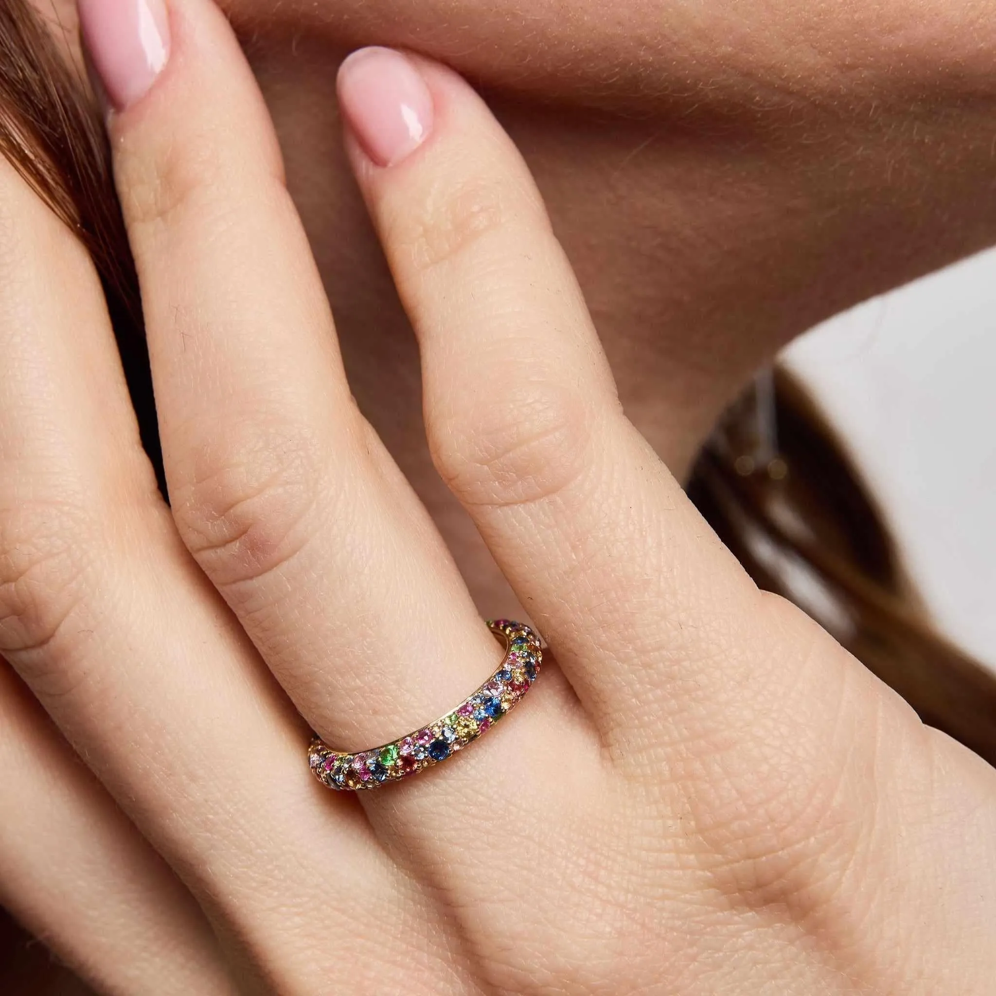 Glitter Stack Ring