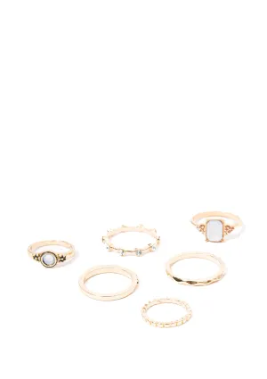 Gold Colored Rings Set