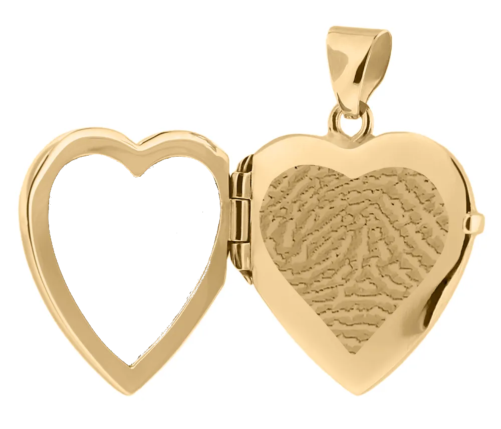Gold 'Forget Me Not' Locket Urn (10K)
