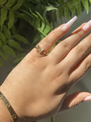 Gold Mariposa Ring