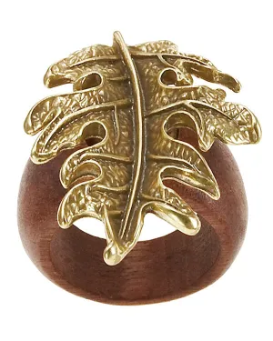 GOLD MERTAL LEAF  RINGS #299MT5101 (5A5)