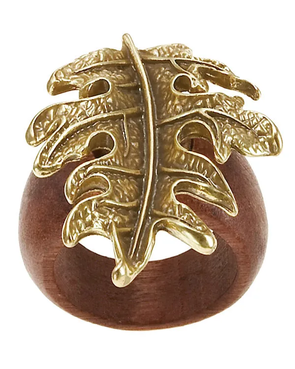 GOLD MERTAL LEAF  RINGS #299MT5101 (5A5)