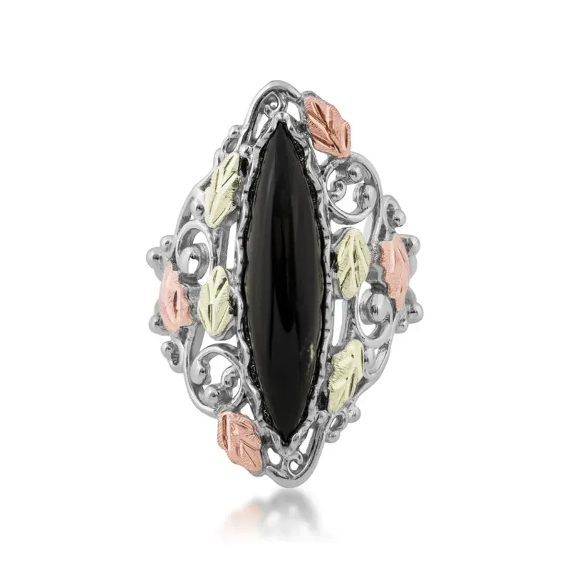 Grand Onyx - Black Hills Gold Ladies Ring