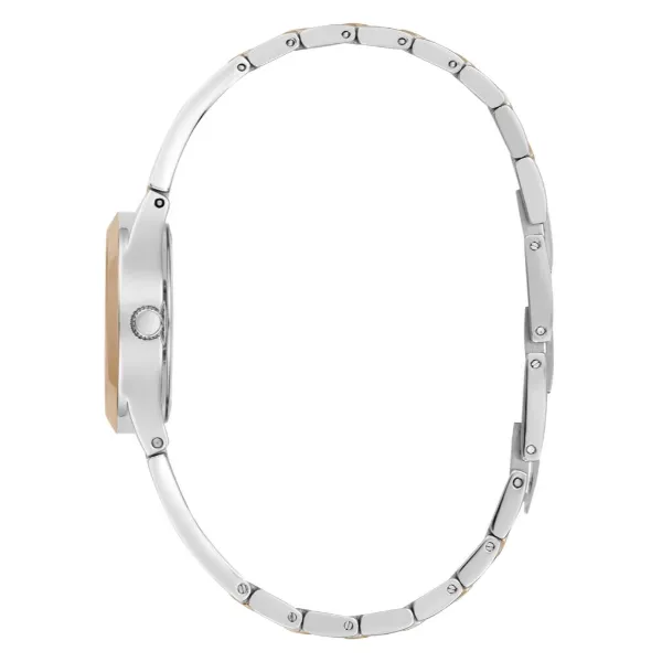 Guess Tessa Two-tone Stainless Steel Silver Dial Quartz Watch for Ladies - GW0609L3