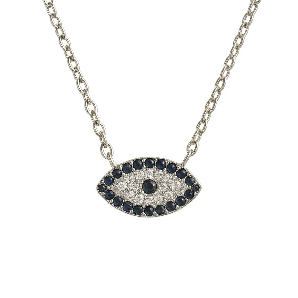 Hades | Evil Eye Sapphire Necklace