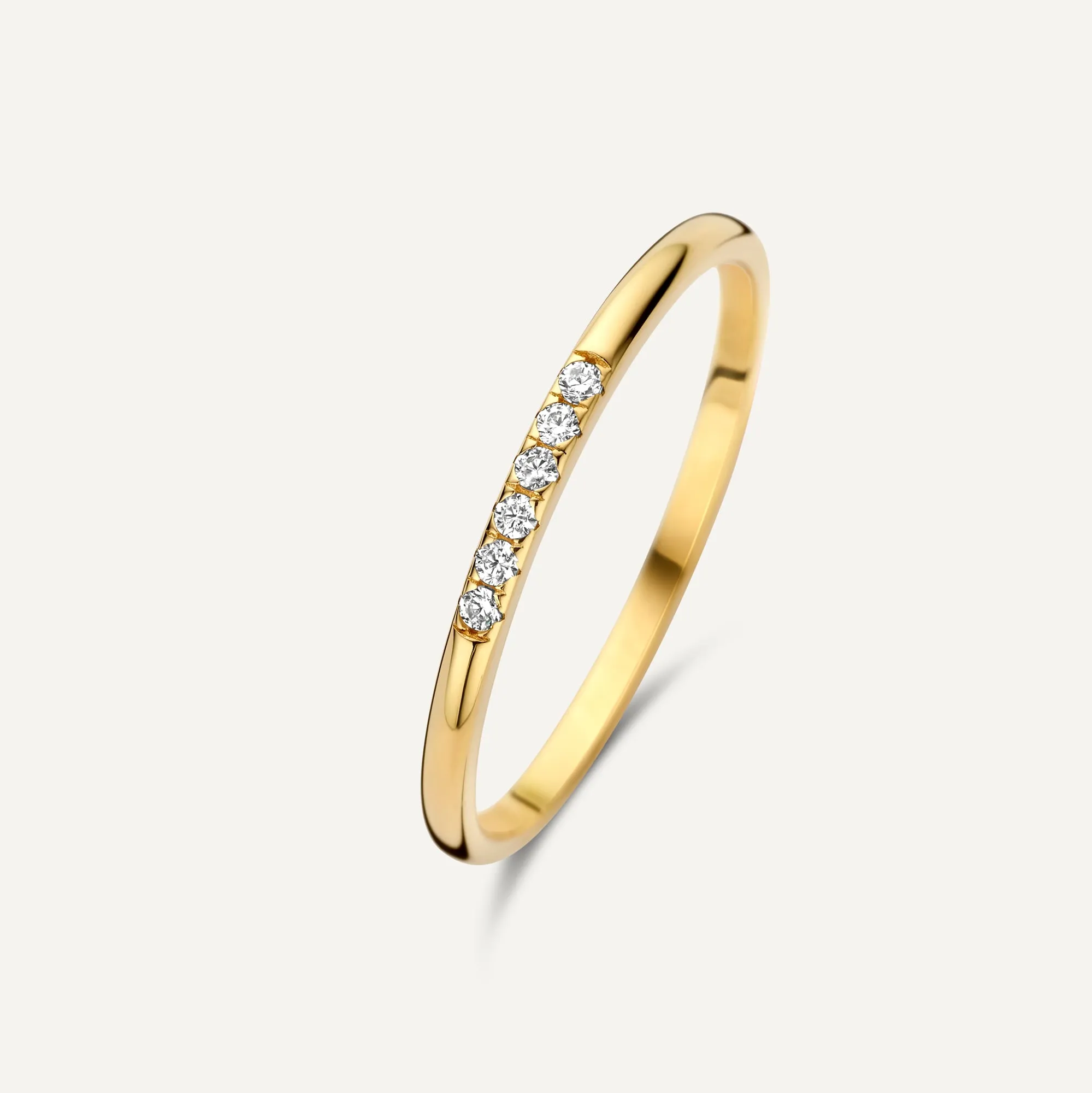 Halo Line Zirconia Rings Set
