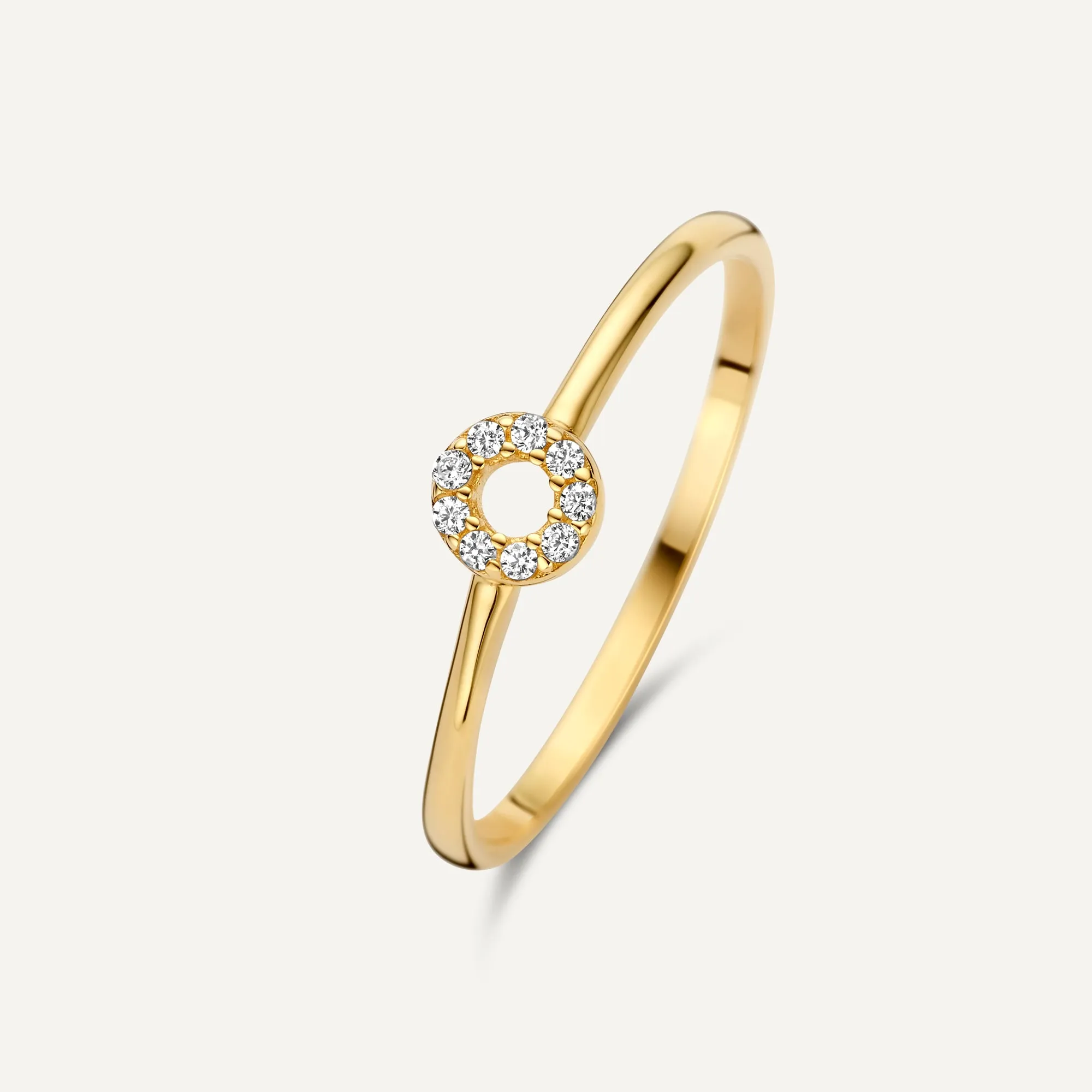 Halo Line Zirconia Rings Set