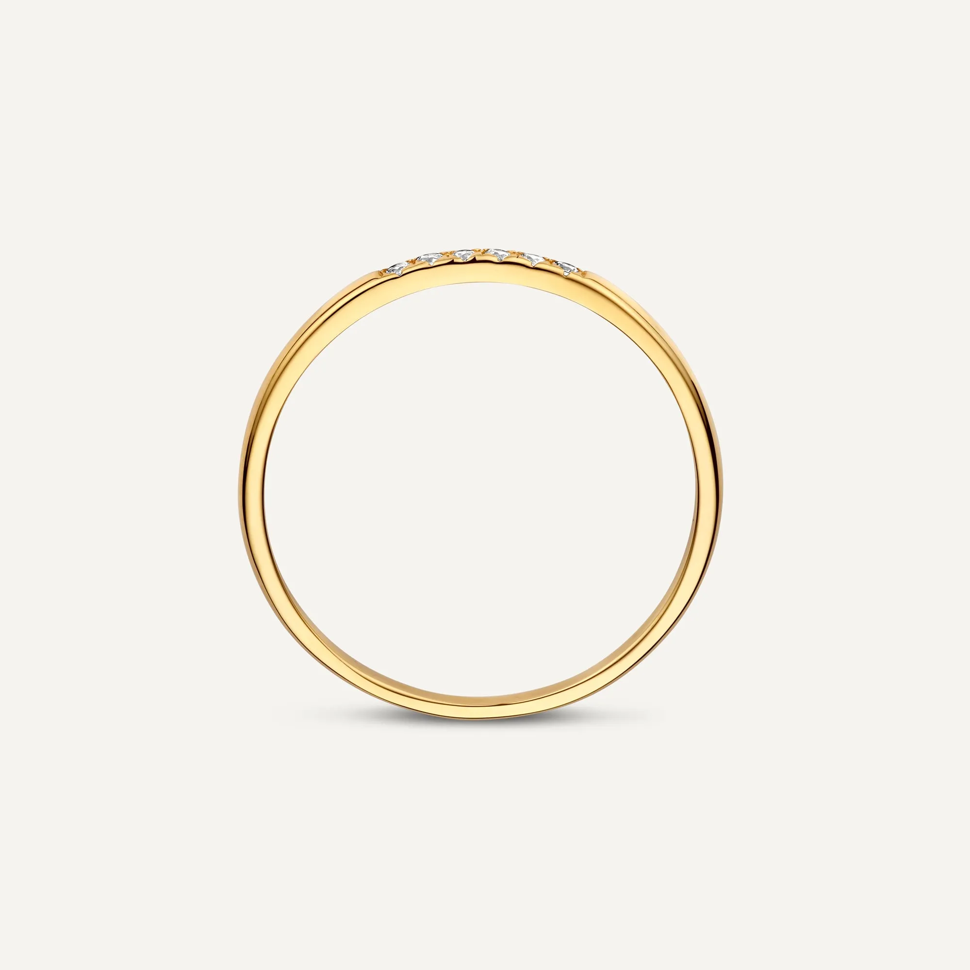 Halo Line Zirconia Rings Set