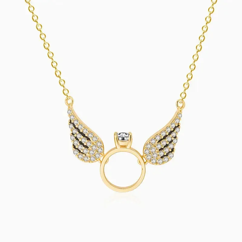 Halo Wing Necklace