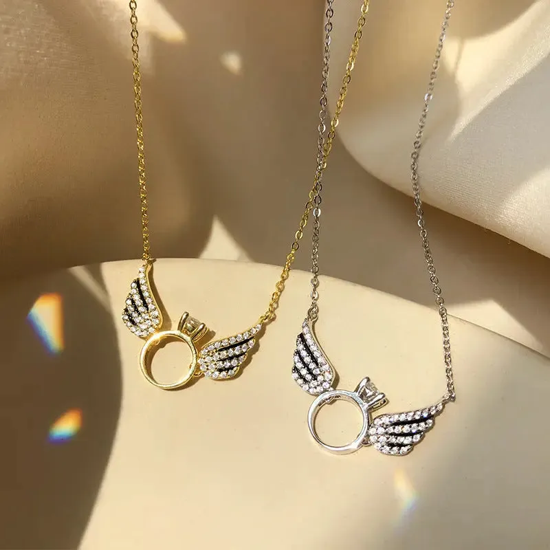 Halo Wing Necklace