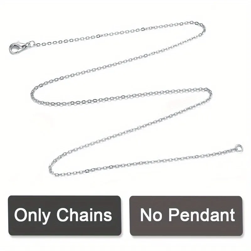 Heart Crystal Necklace Men Women Delicate Pendant