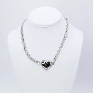 Heart of Light Silver Necklace N25