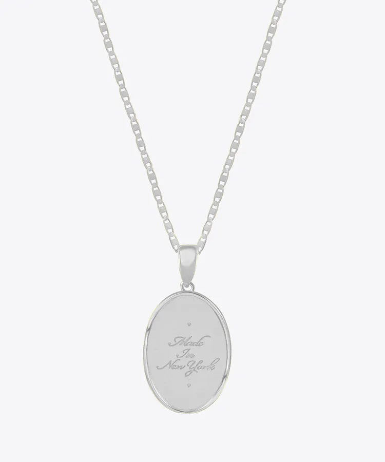 Hearts Afire Medallion Necklace