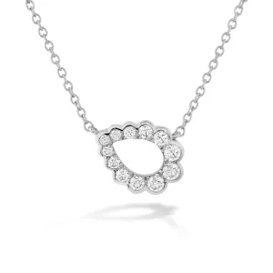 Hearts on Fire - Aerial Regal Scroll Teardrop Pendant