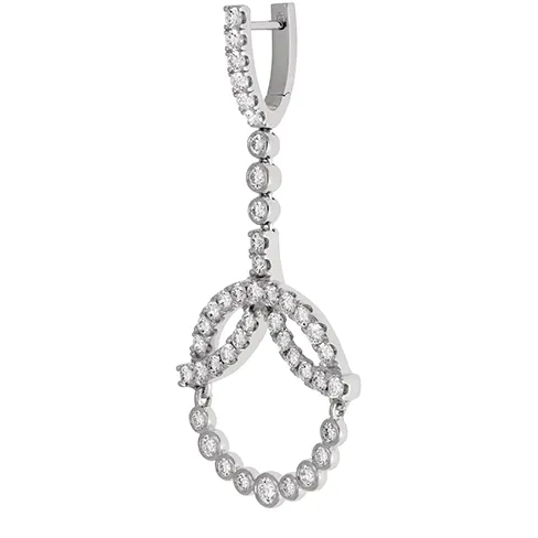 Hearts On Fire Copley Diamond Circle Diamond Drop Earrings