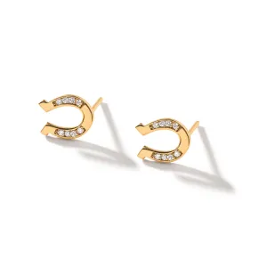 Horseshoe Stud Earrings