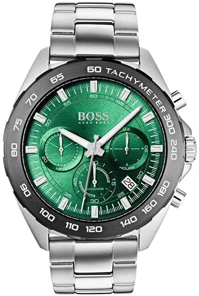Hugo Boss Mens Chronograph Quartz Watch with Stainless Steel Strap 1513682