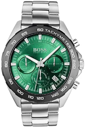 Hugo Boss Mens Chronograph Quartz Watch with Stainless Steel Strap 1513682