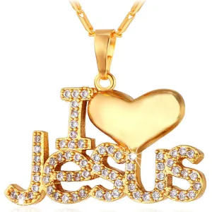 I Love Jesus Necklace