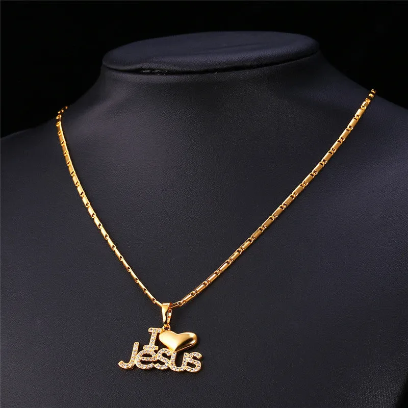 I Love Jesus Necklace