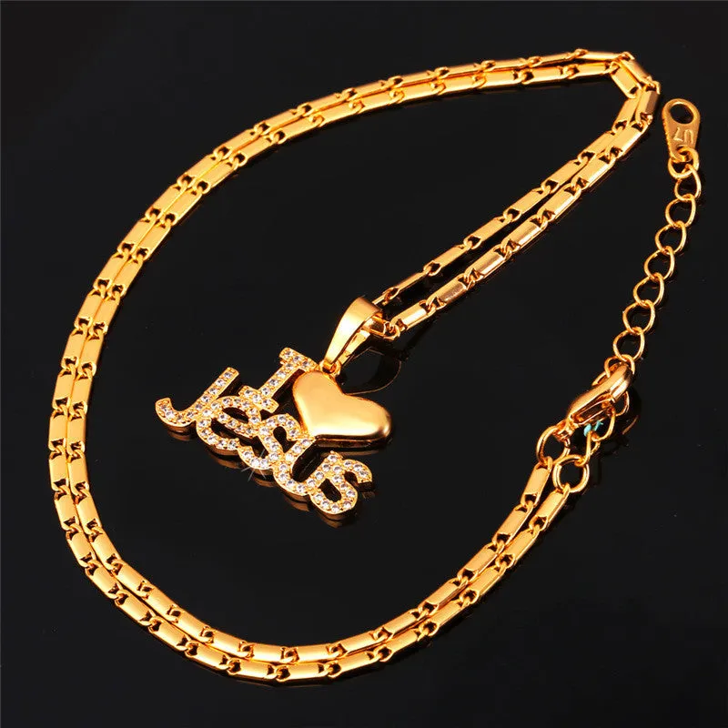 I Love Jesus Necklace