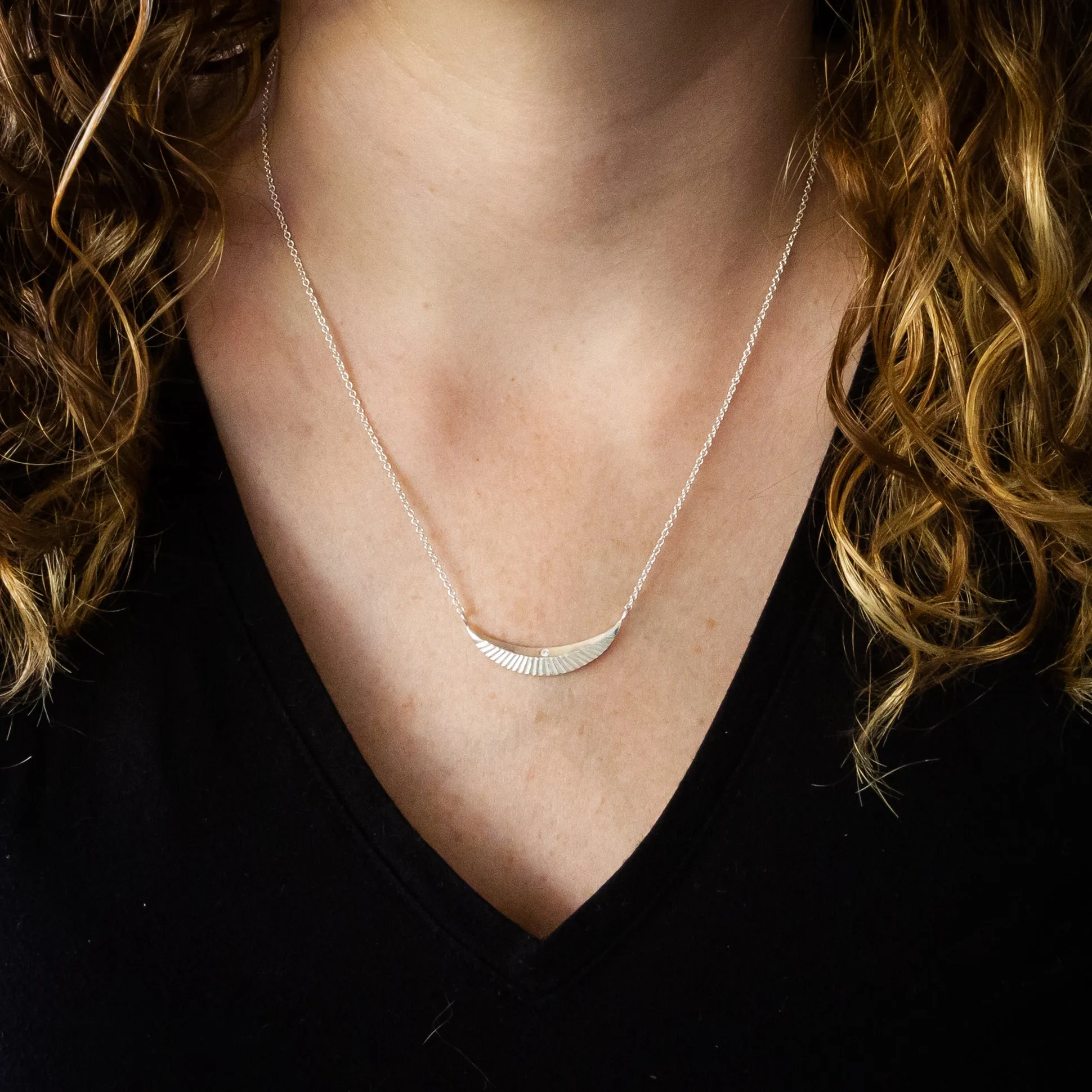 Icarus Diamond Necklace