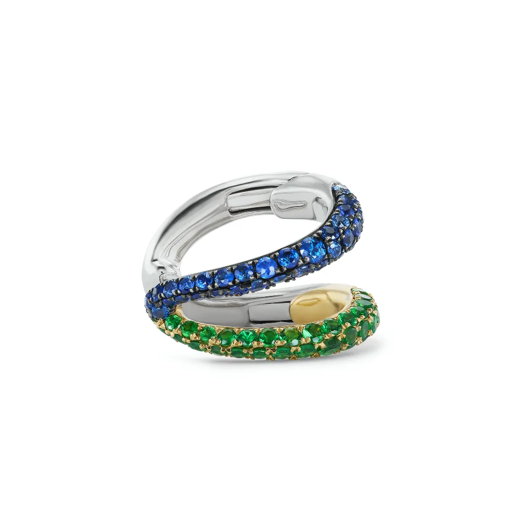 Intertwin Cuff Earrings