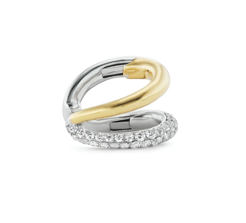 Intertwin Cuff Earrings