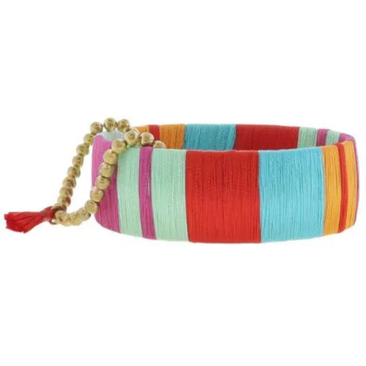 Jane Marie Threaded Bangle Bracelets - 2 pc.