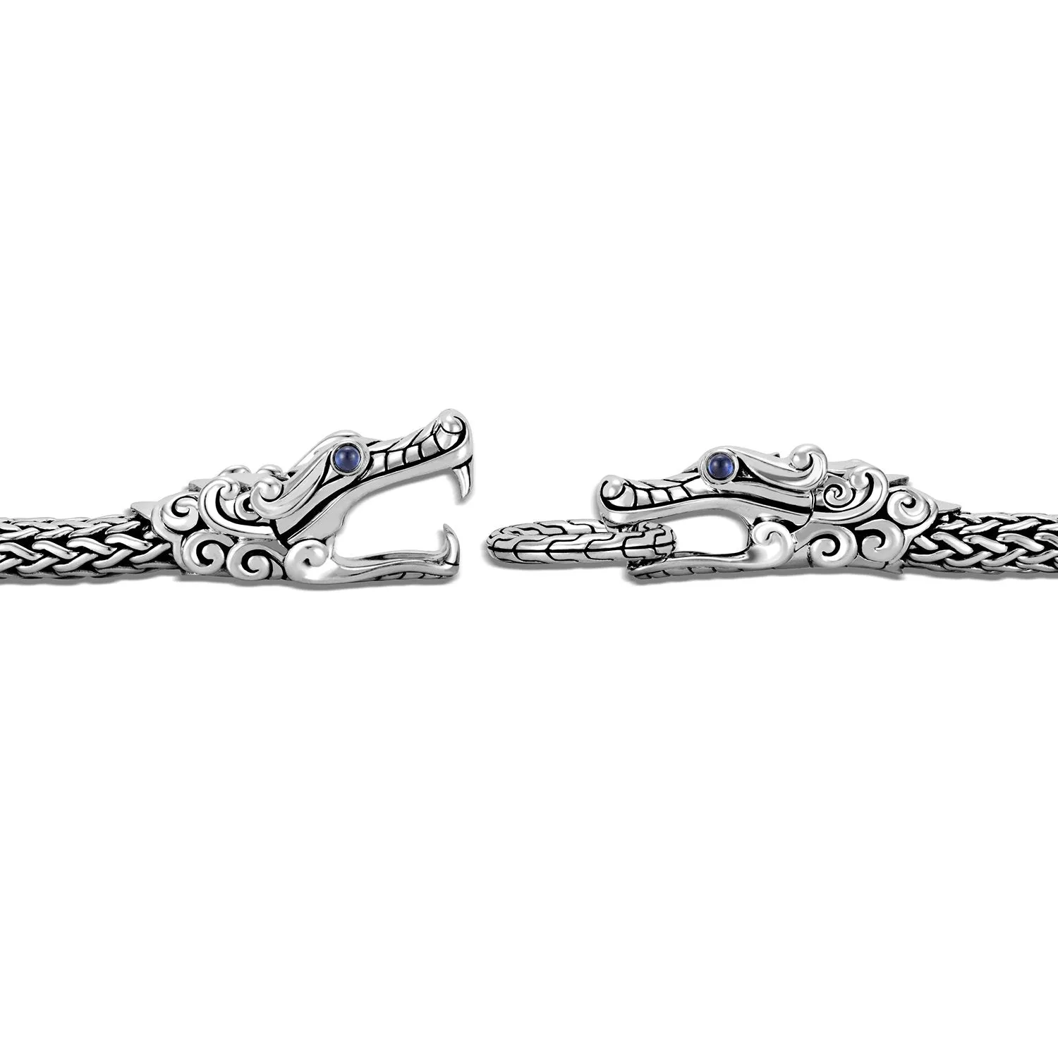 John Hardy Legends Sterling Silver Naga Double Dragon Necklace