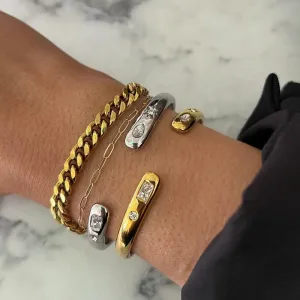 Jordan Bangle in Silver