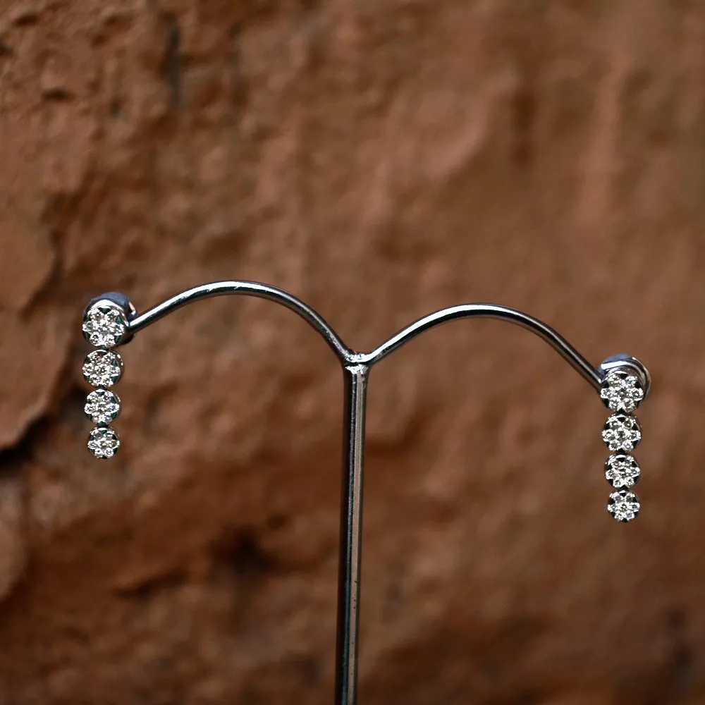 Journey Diamond Long Earrings